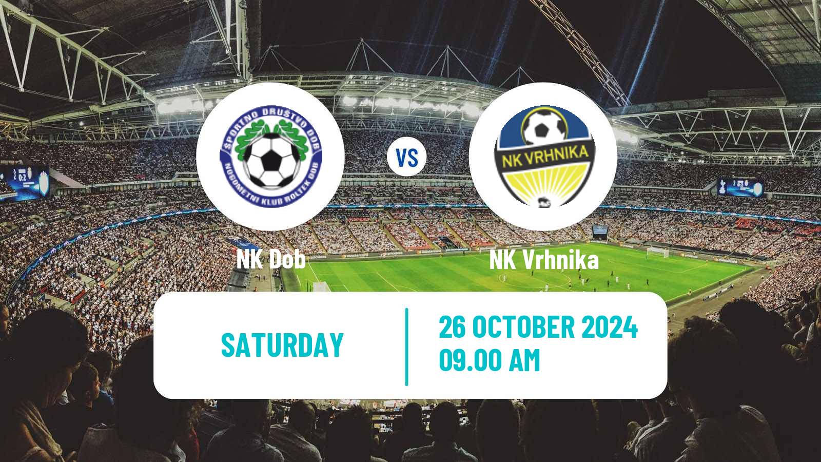 Football Slovenian 3 SNL West Dob - Vrhnika