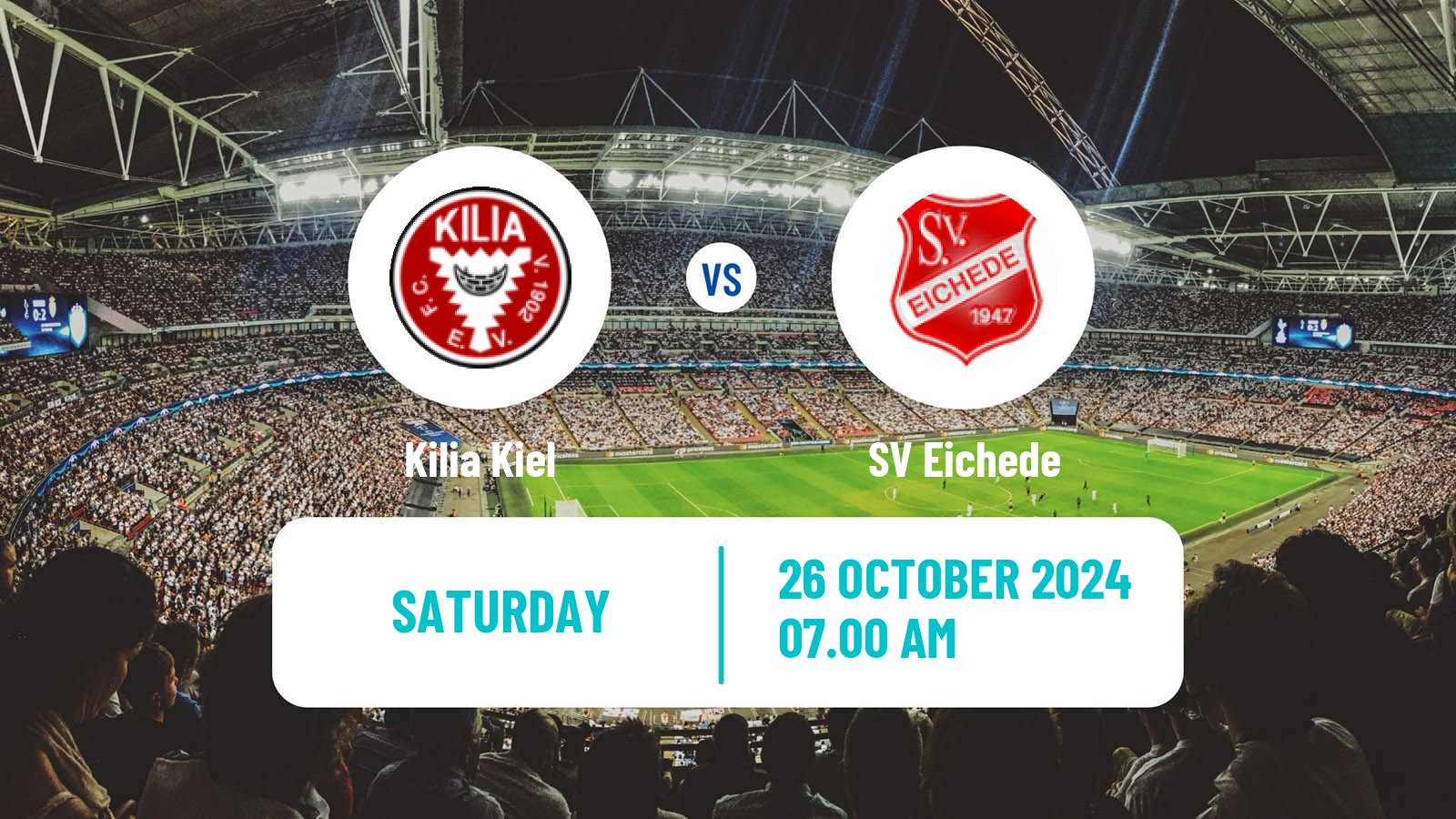 Football German Oberliga Schleswig-Holstein Kilia Kiel - Eichede