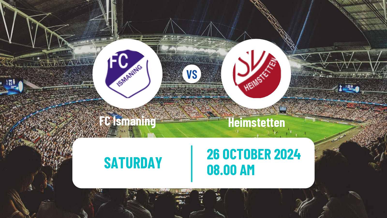 Soccer German Oberliga Bayern Süd Ismaning - Heimstetten