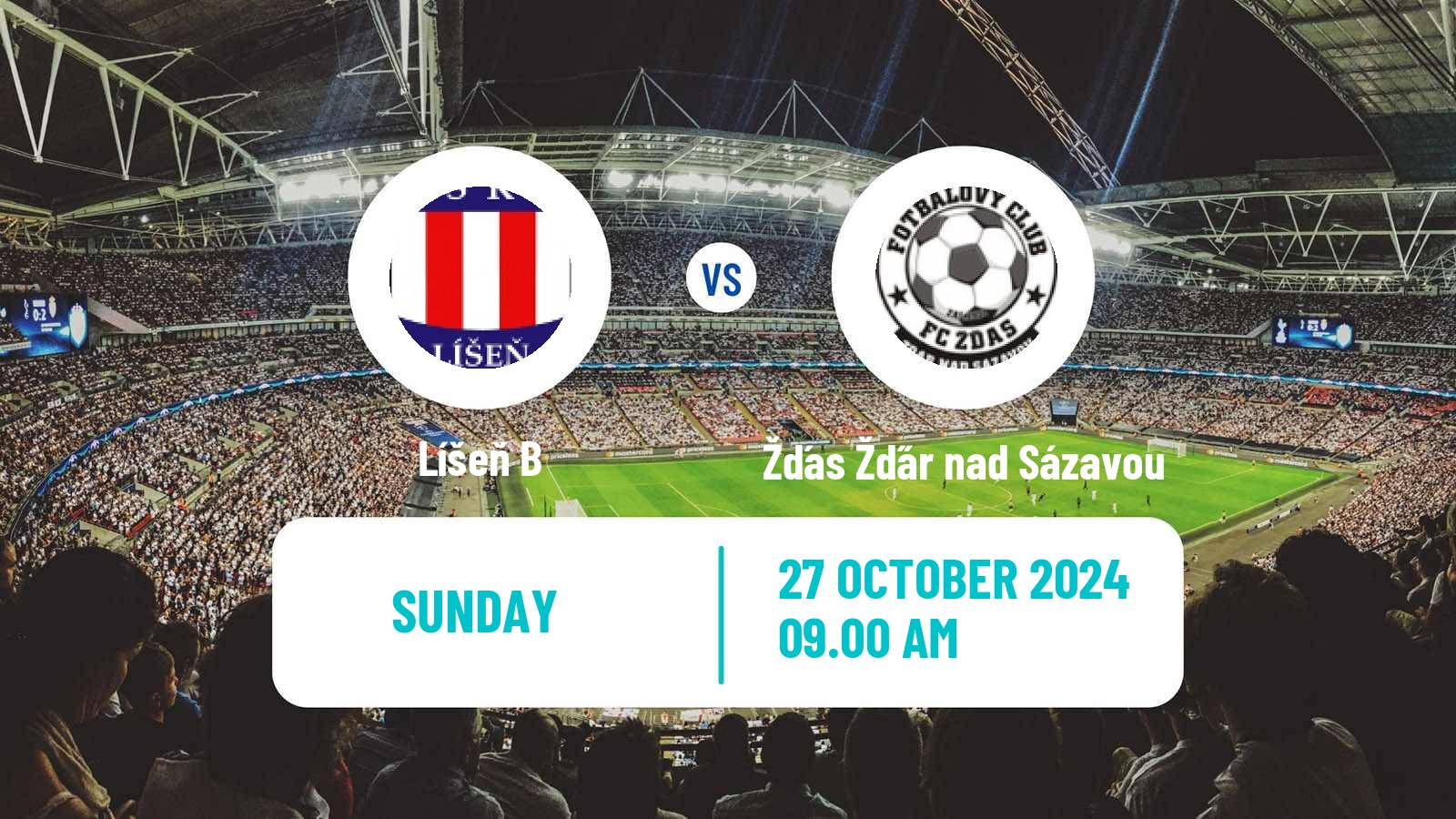 Soccer Czech Division D Artis Brno B - Žďas Žďár nad Sázavou