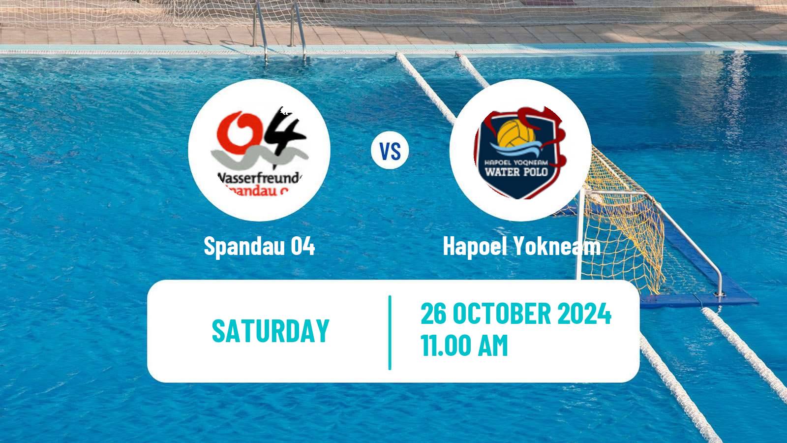 Water polo Euro Cup Water Polo Women Spandau 04 - Hapoel Yokneam