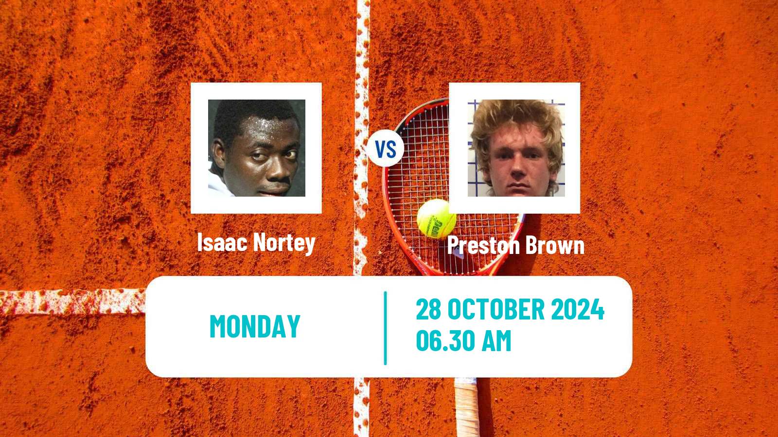 Tennis Brazzaville Challenger Men 2024 Isaac Nortey - Preston Brown