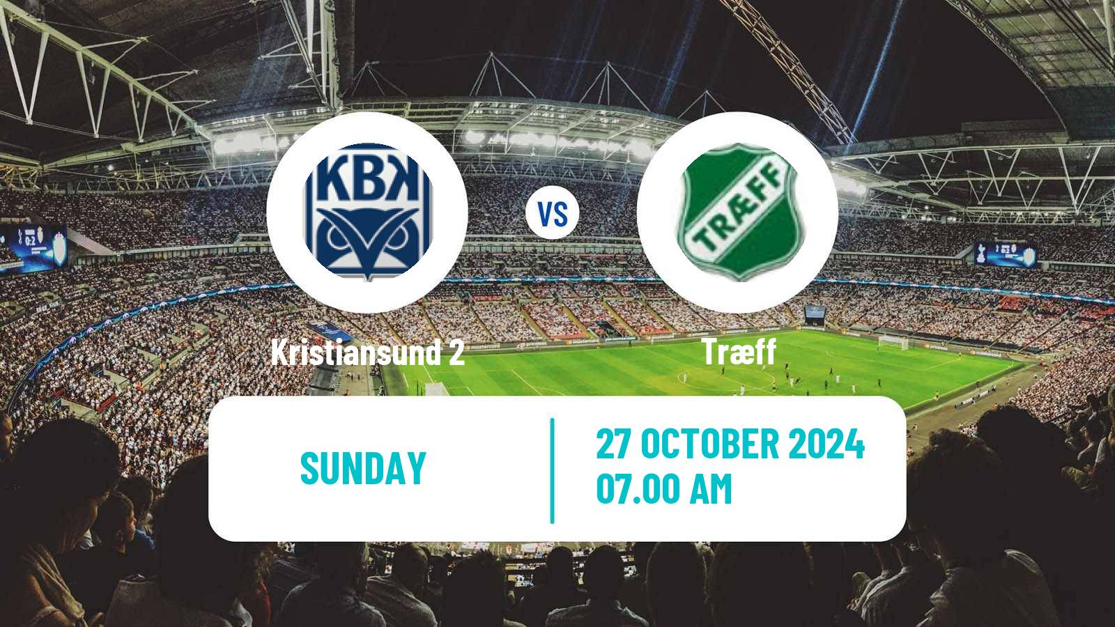 Soccer Norwegian Division 3 - Group 5 Kristiansund 2 - Træff
