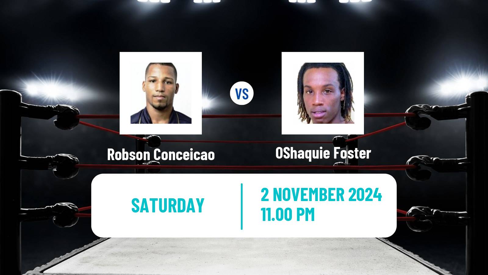 Boxing Super Featherweight WBC Title Men Robson Conceicao - OShaquie Foster