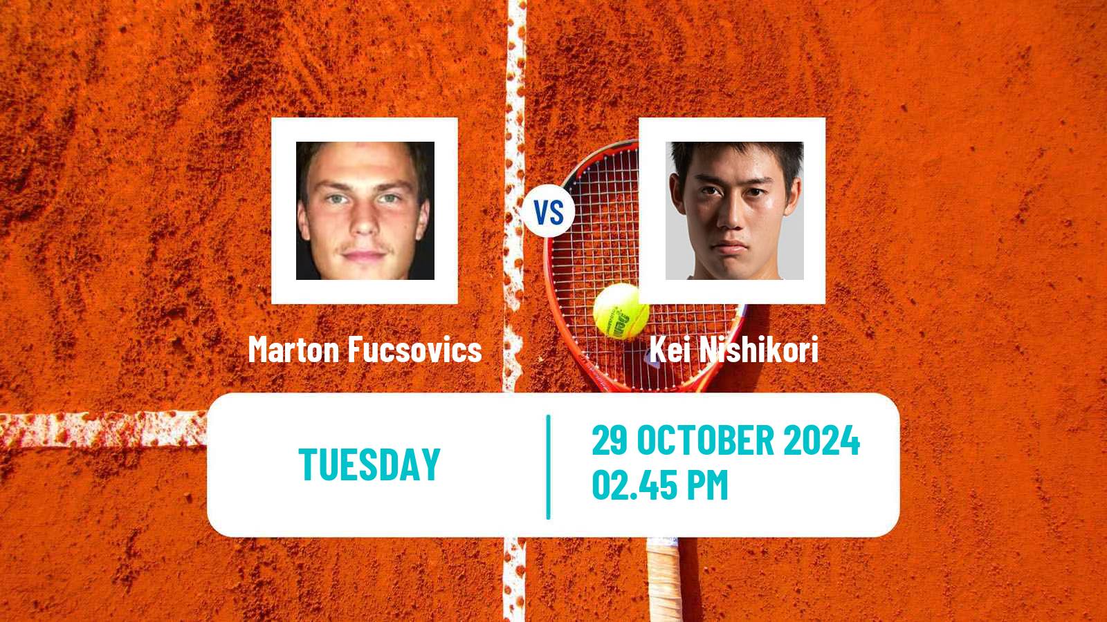 Tennis Bratislava 2 Challenger Men Marton Fucsovics - Kei Nishikori
