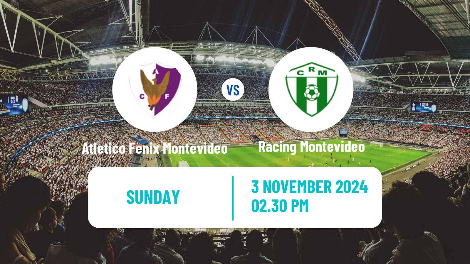 Football Uruguayan Primera Division Atletico Fenix Montevideo - Racing Montevideo
