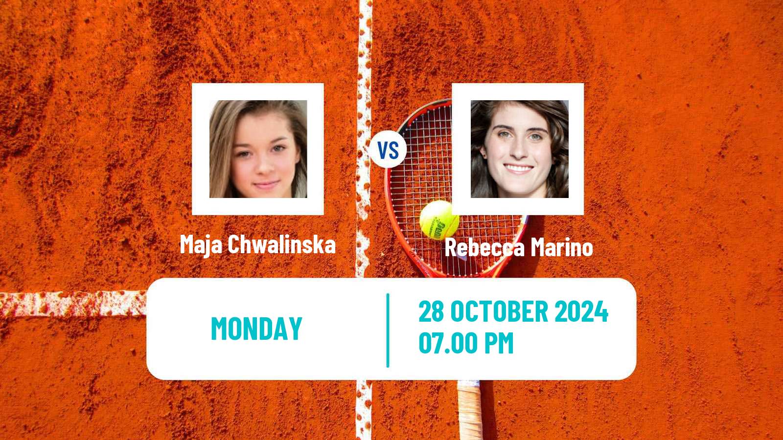 Tennis WTA Merida Maja Chwalinska - Rebecca Marino
