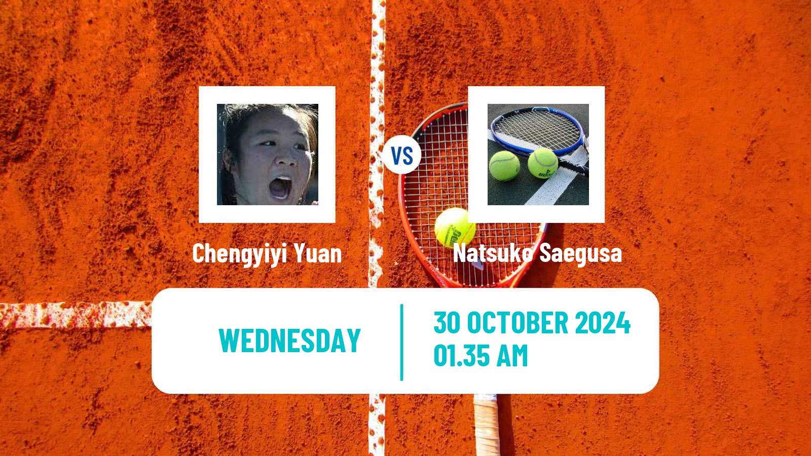 Tennis ITF W35 Makinohara Women Chengyiyi Yuan - Natsuko Saegusa