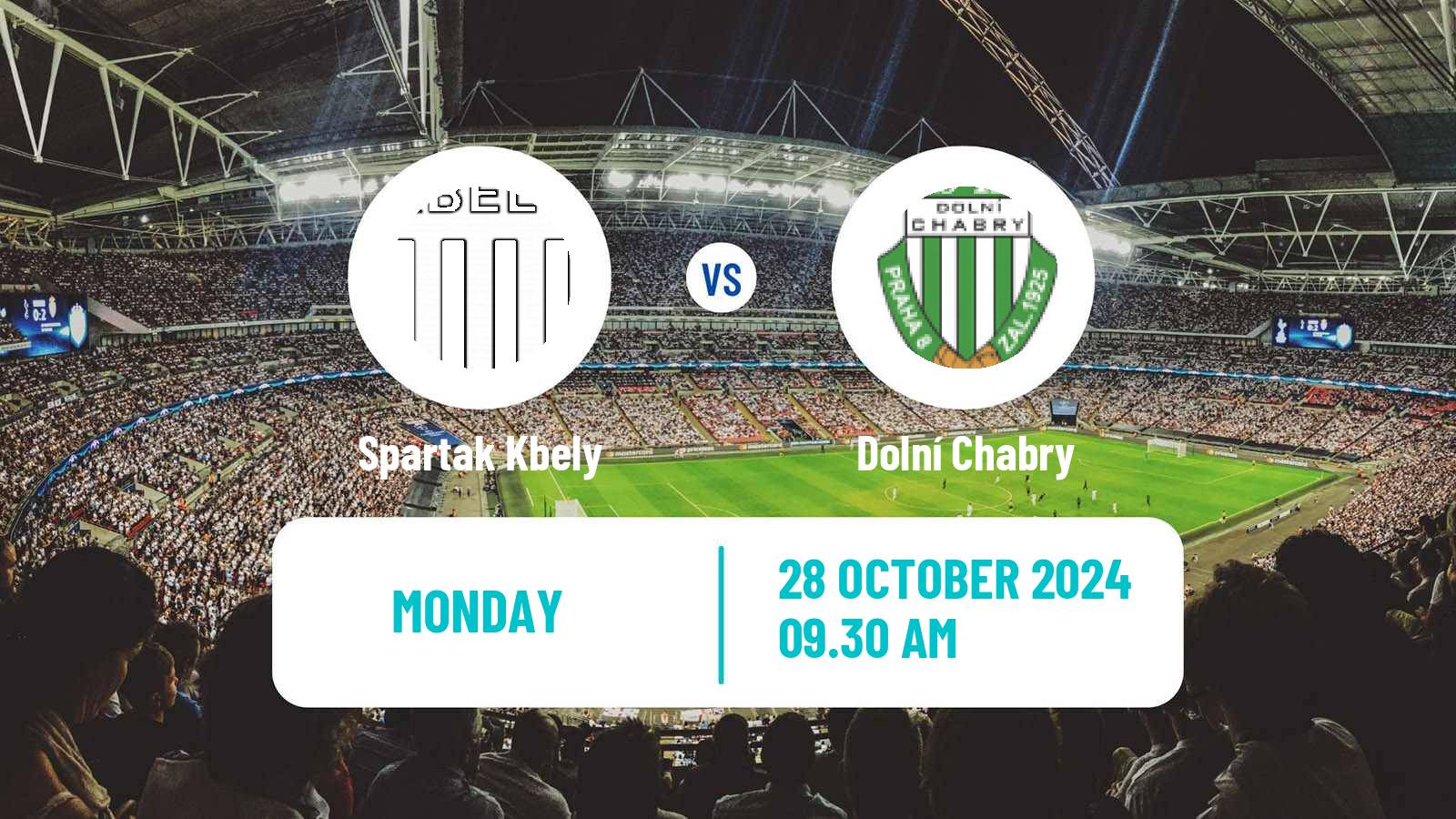Football Czech Prazsky Prebor Spartak Kbely - Dolní Chabry