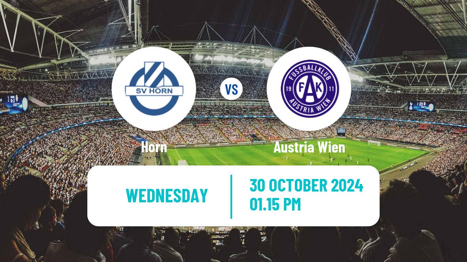 Soccer Austrian OFB Cup Horn - Austria Wien