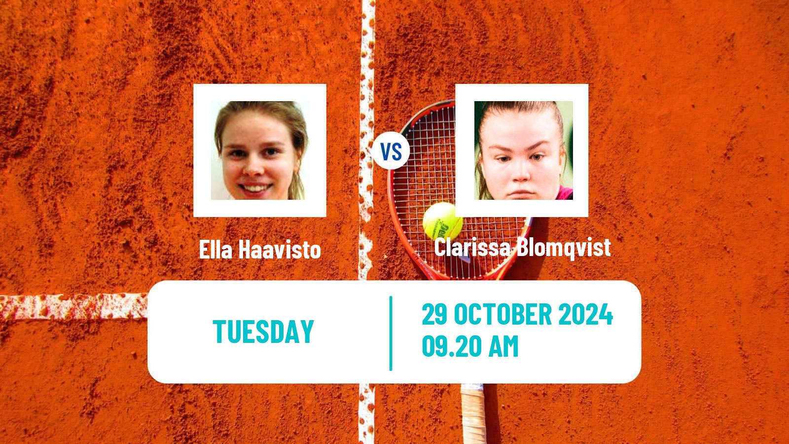 Tennis ITF W15 Taby Women Ella Haavisto - Clarissa Blomqvist