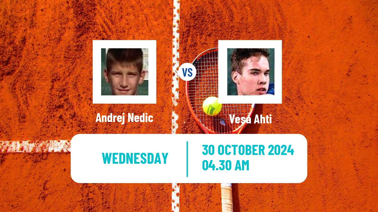 Tennis ITF M15 Szabolcsveresmart Men Andrej Nedic - Vesa Ahti