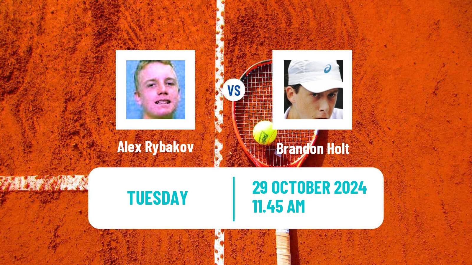 Tennis Charlottesville Challenger Men Alex Rybakov - Brandon Holt