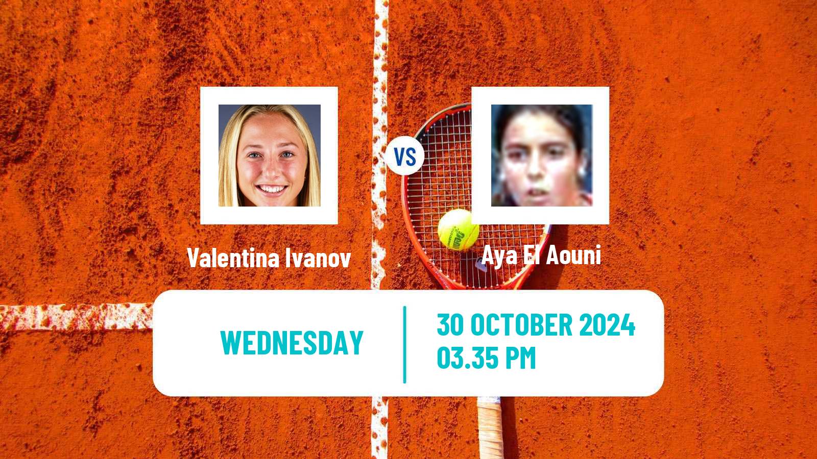 Tennis ITF W35 Norman Ok Women Valentina Ivanov - Aya El Aouni
