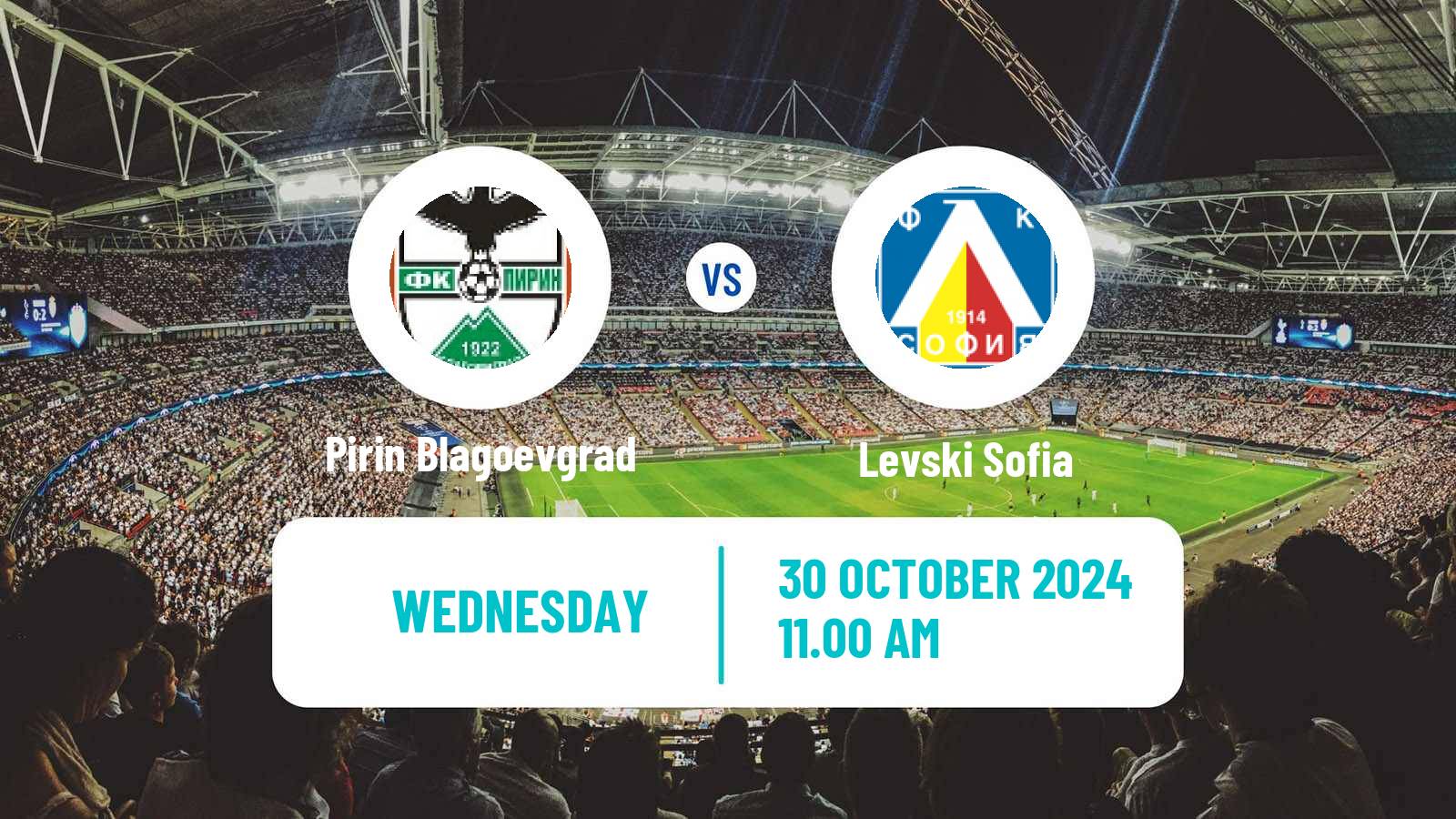Soccer Bulgarian Cup Pirin Blagoevgrad - Levski Sofia