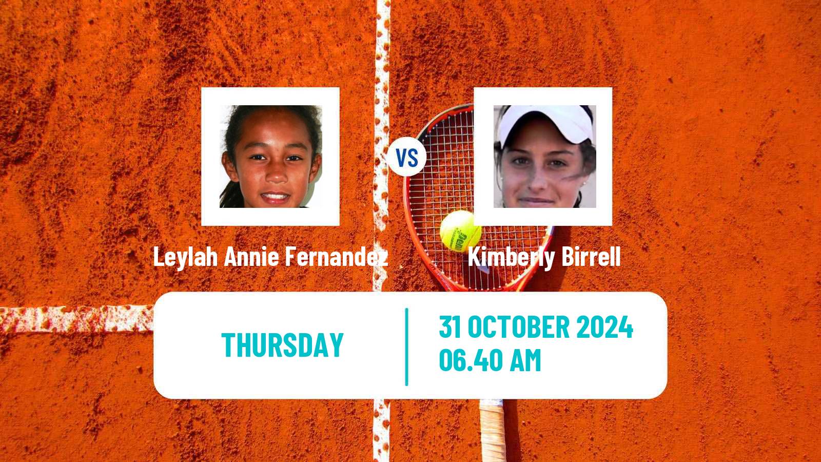 Tennis WTA Hong Kong Leylah Annie Fernandez - Kimberly Birrell