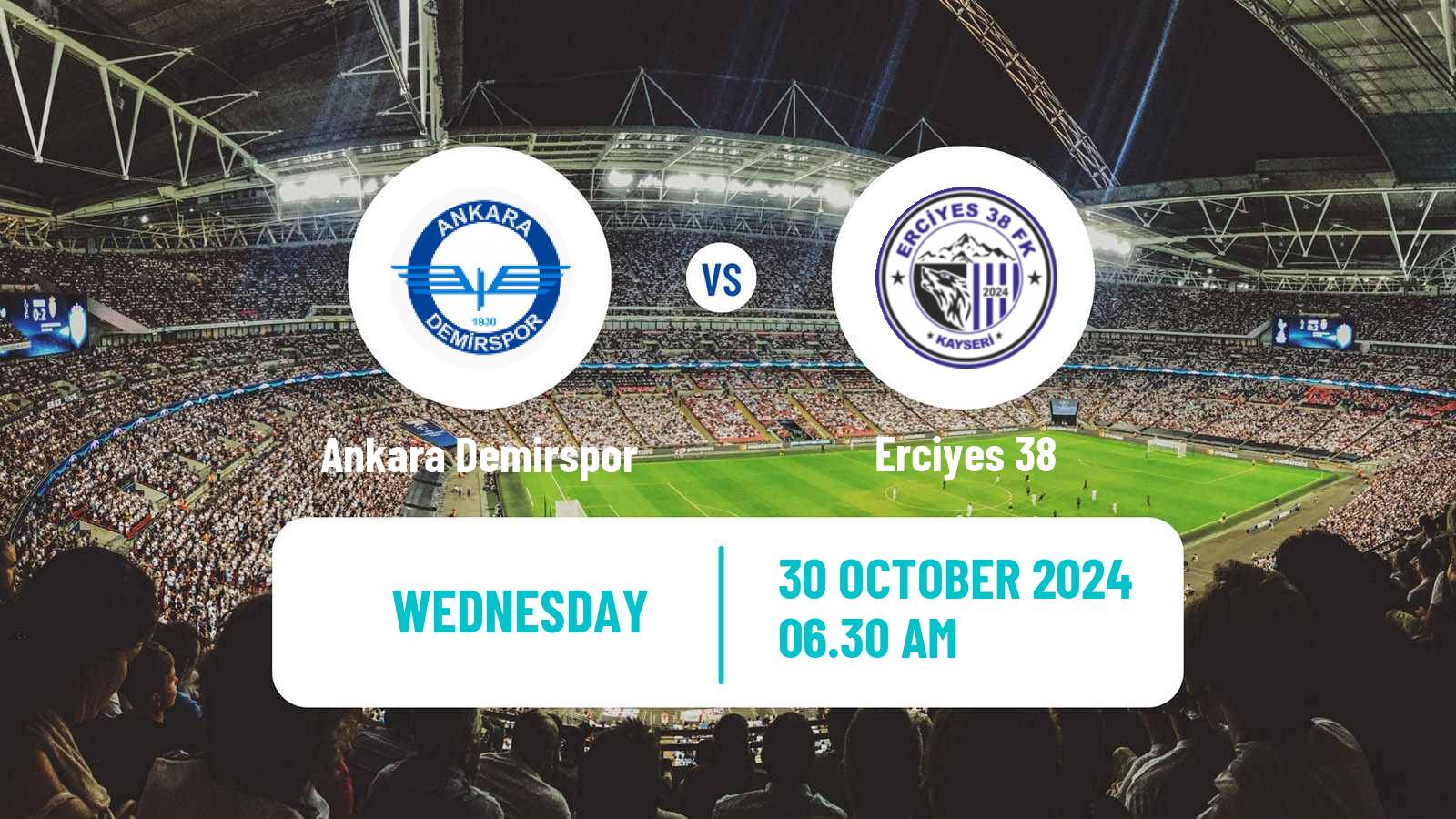 Soccer Turkish Cup Ankara Demirspor - Erciyes 38
