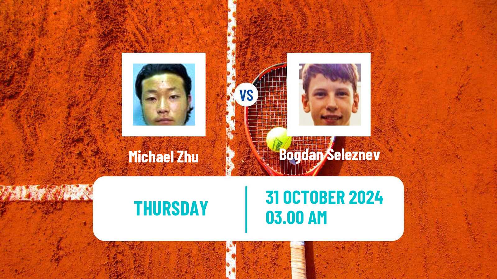Tennis ITF M15 Sharm Elsheikh 14 Men Michael Zhu - Bogdan Seleznev