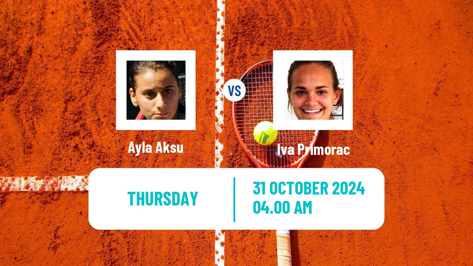 Tennis ITF W35 Istanbul Women Ayla Aksu - Iva Primorac