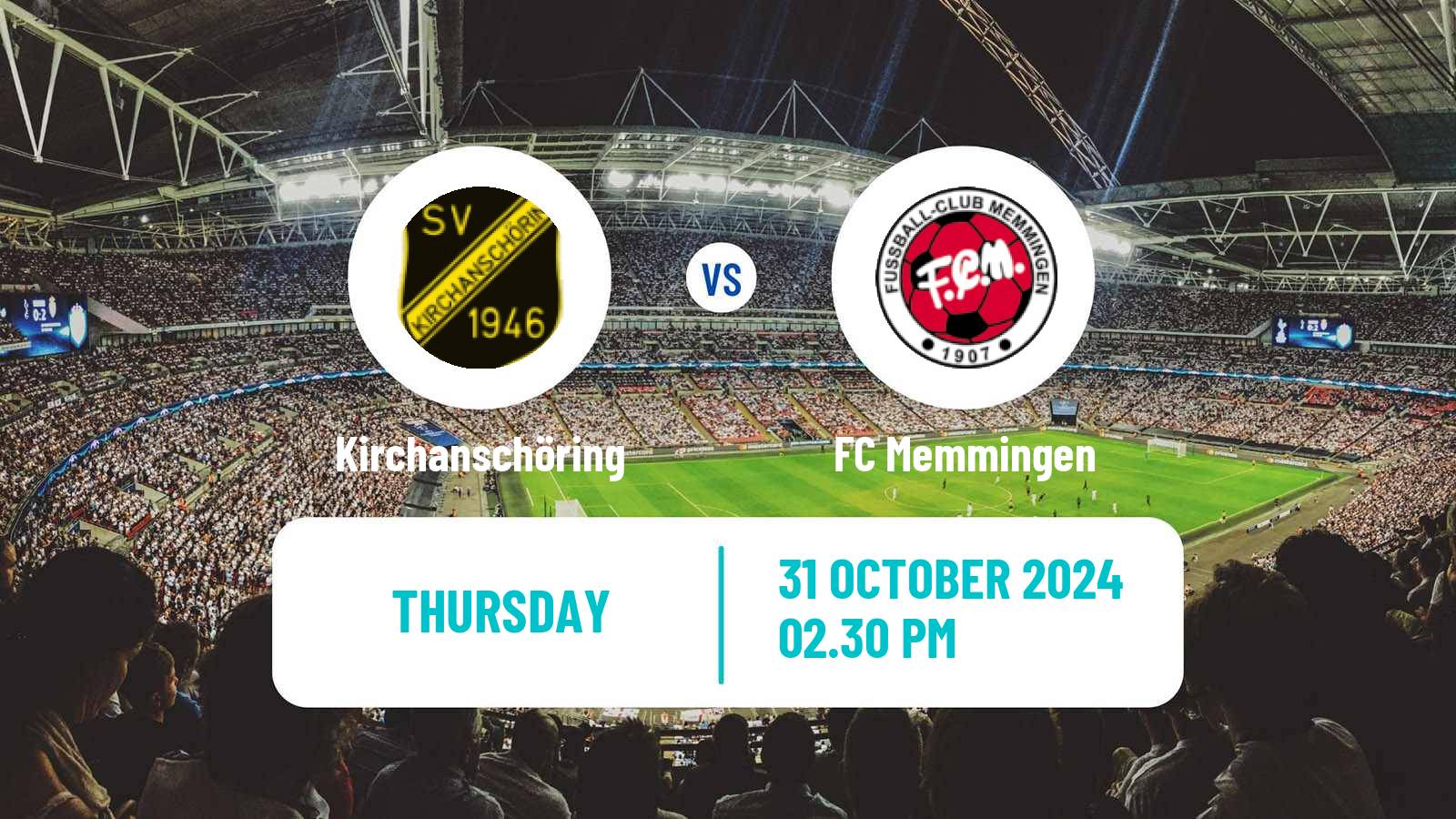 Football German Oberliga Bayern Süd Kirchanschöring - Memmingen
