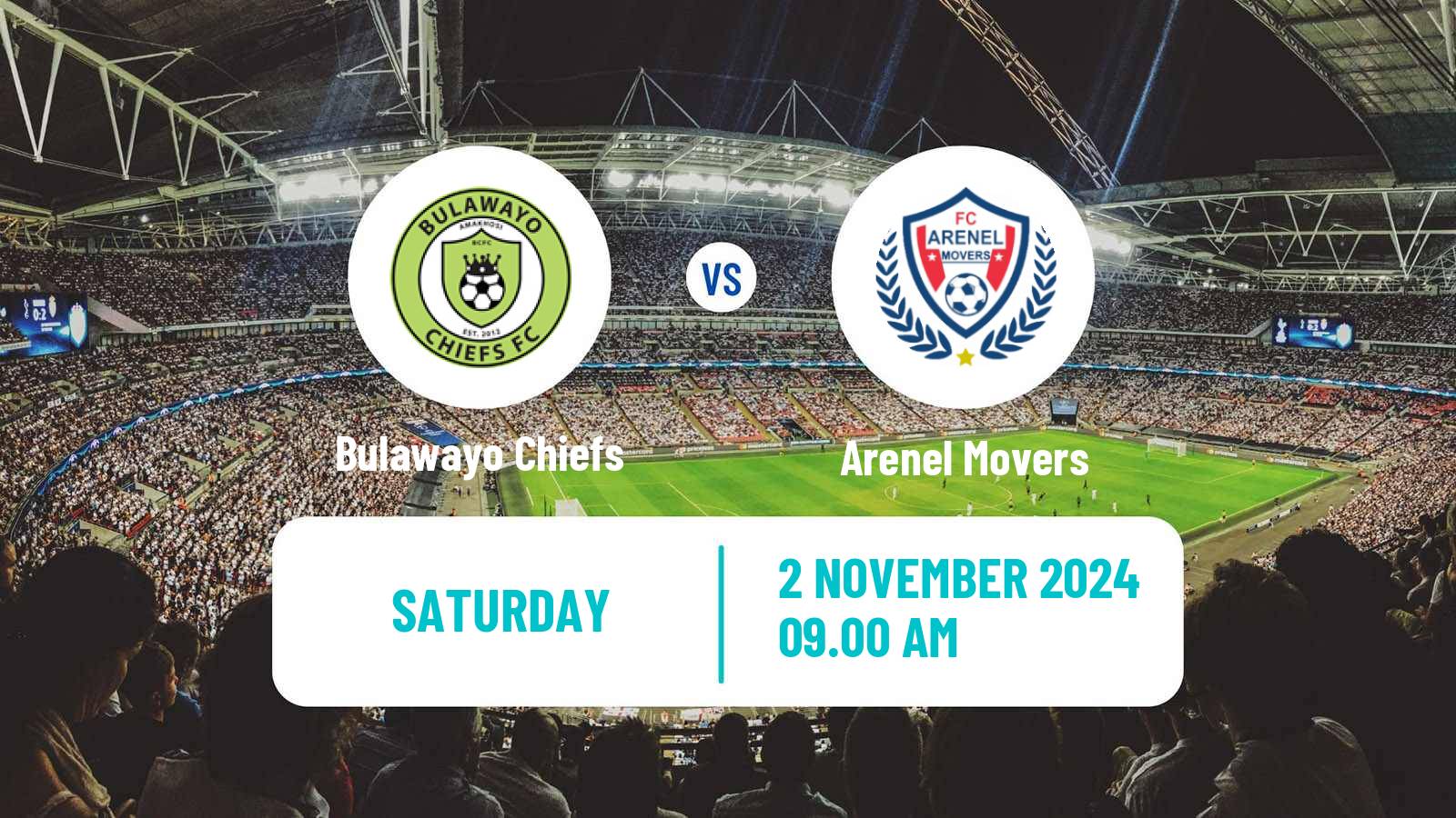 Soccer Zimbabwe Premier League Bulawayo Chiefs - Arenel Movers
