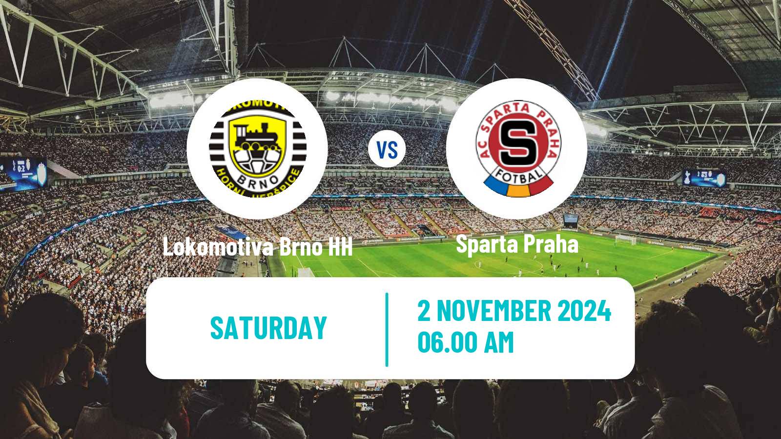 Football Czech 1 Liga Women Lokomotiva Brno HH - Sparta Praha