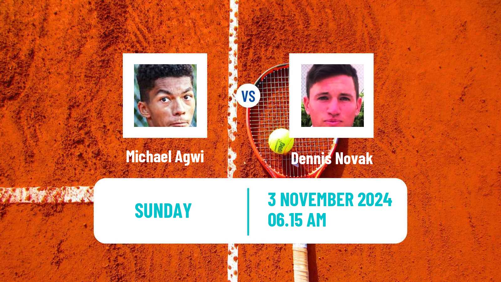 Tennis Helsinki Challenger Men Michael Agwi - Dennis Novak