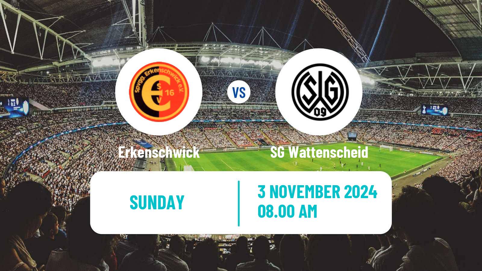 Soccer German Oberliga Westfalen Erkenschwick - SG Wattenscheid