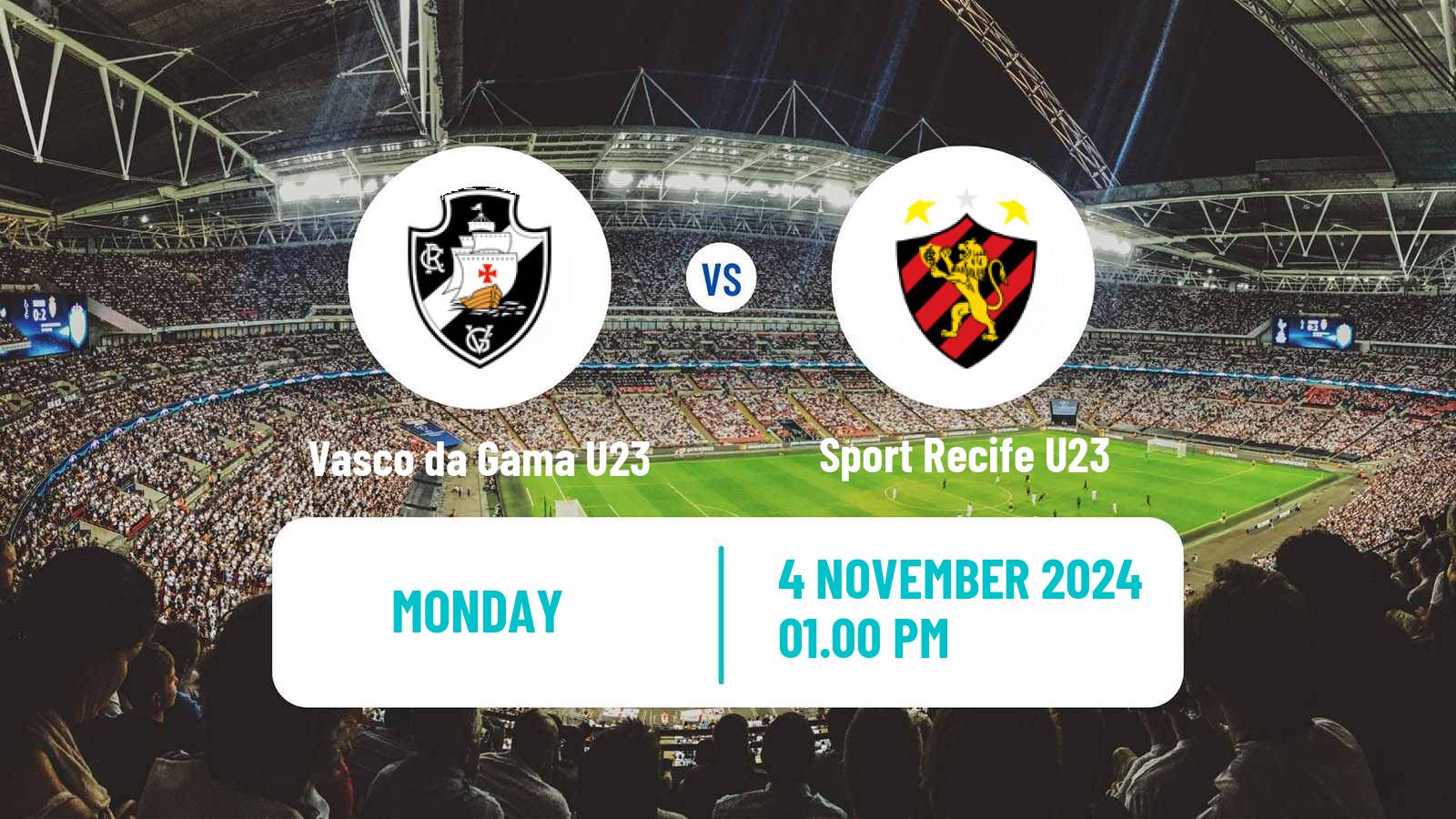 Football Brasileiro U23 Vasco da Gama U23 - Sport Recife U23