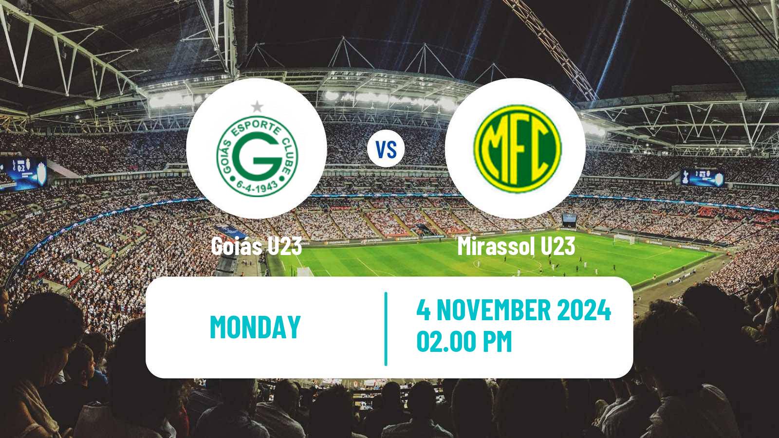 Football Brasileiro U23 Goiás U23 - Mirassol U23