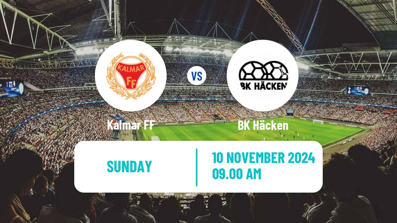 Football Swedish Allsvenskan Kalmar - Häcken