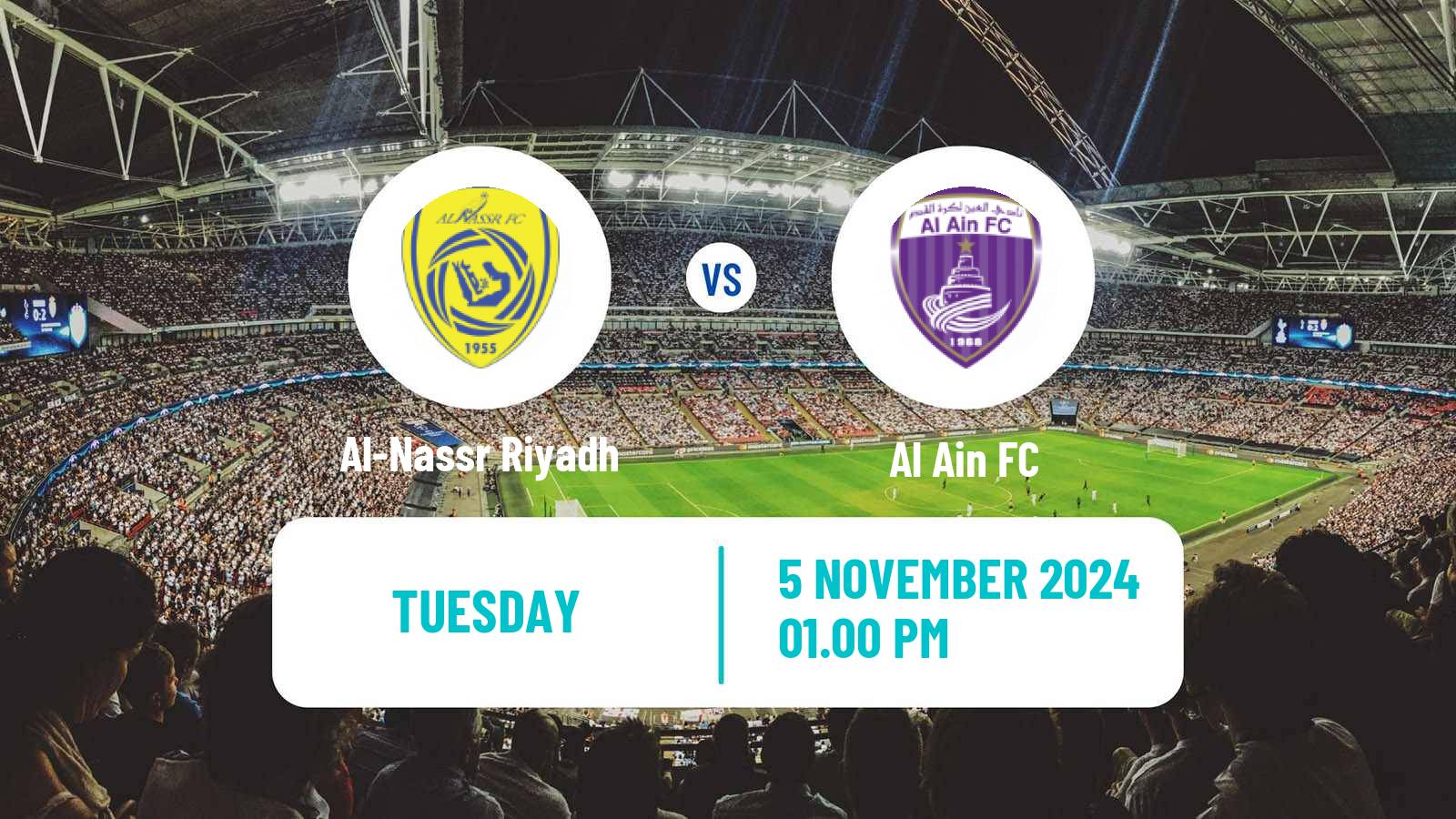 Soccer AFC Champions League Al-Nassr Riyadh - Al Ain