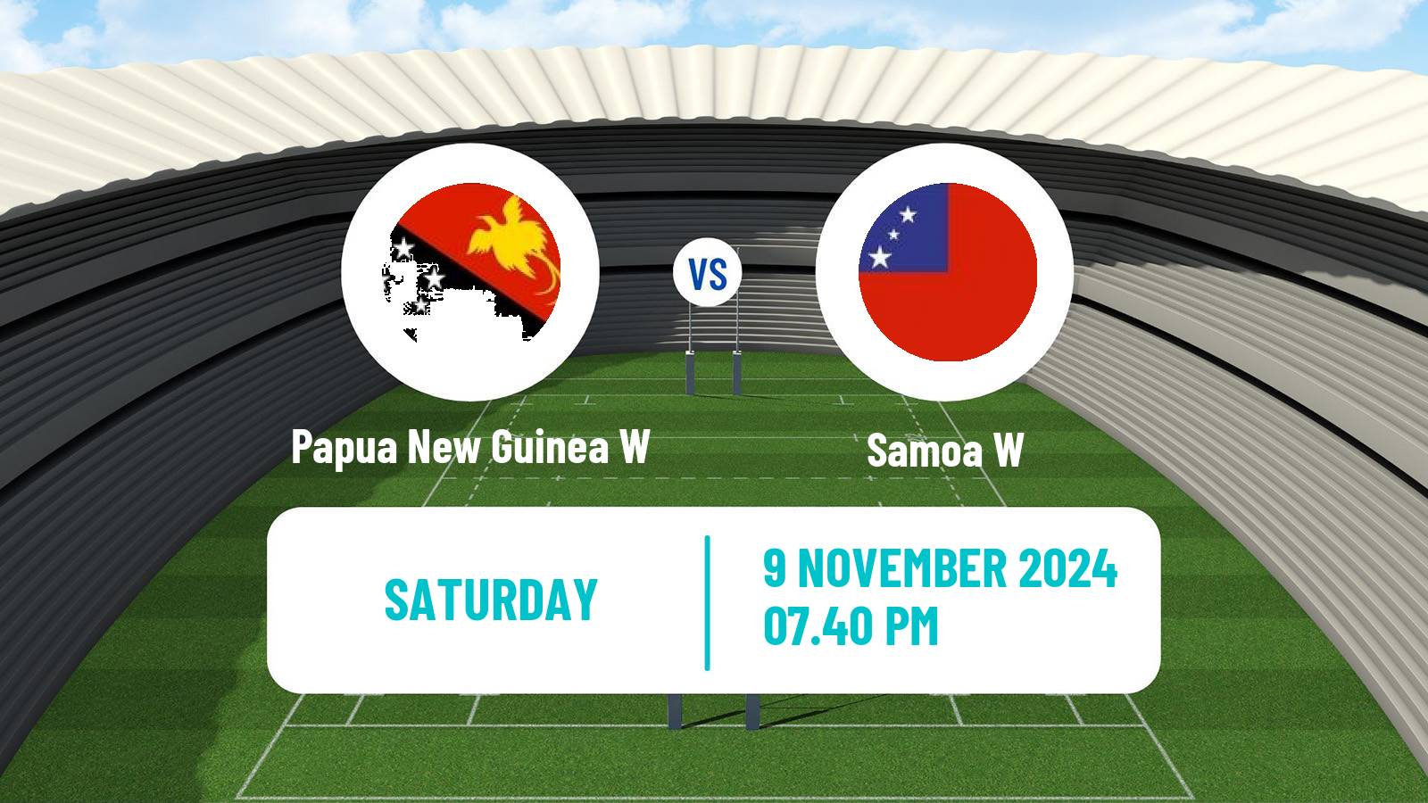 Rugby league Pacific Championships Rugby League Women Papua New Guinea W - Samoa W