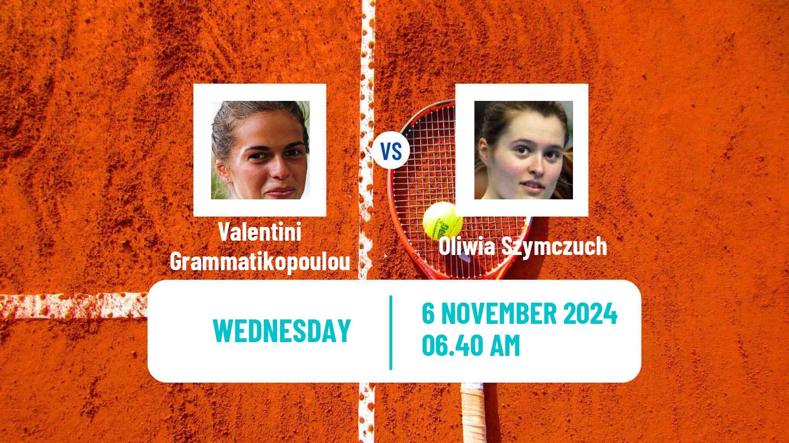 Tennis ITF W35 Solarino 3 Women Valentini Grammatikopoulou - Oliwia Szymczuch
