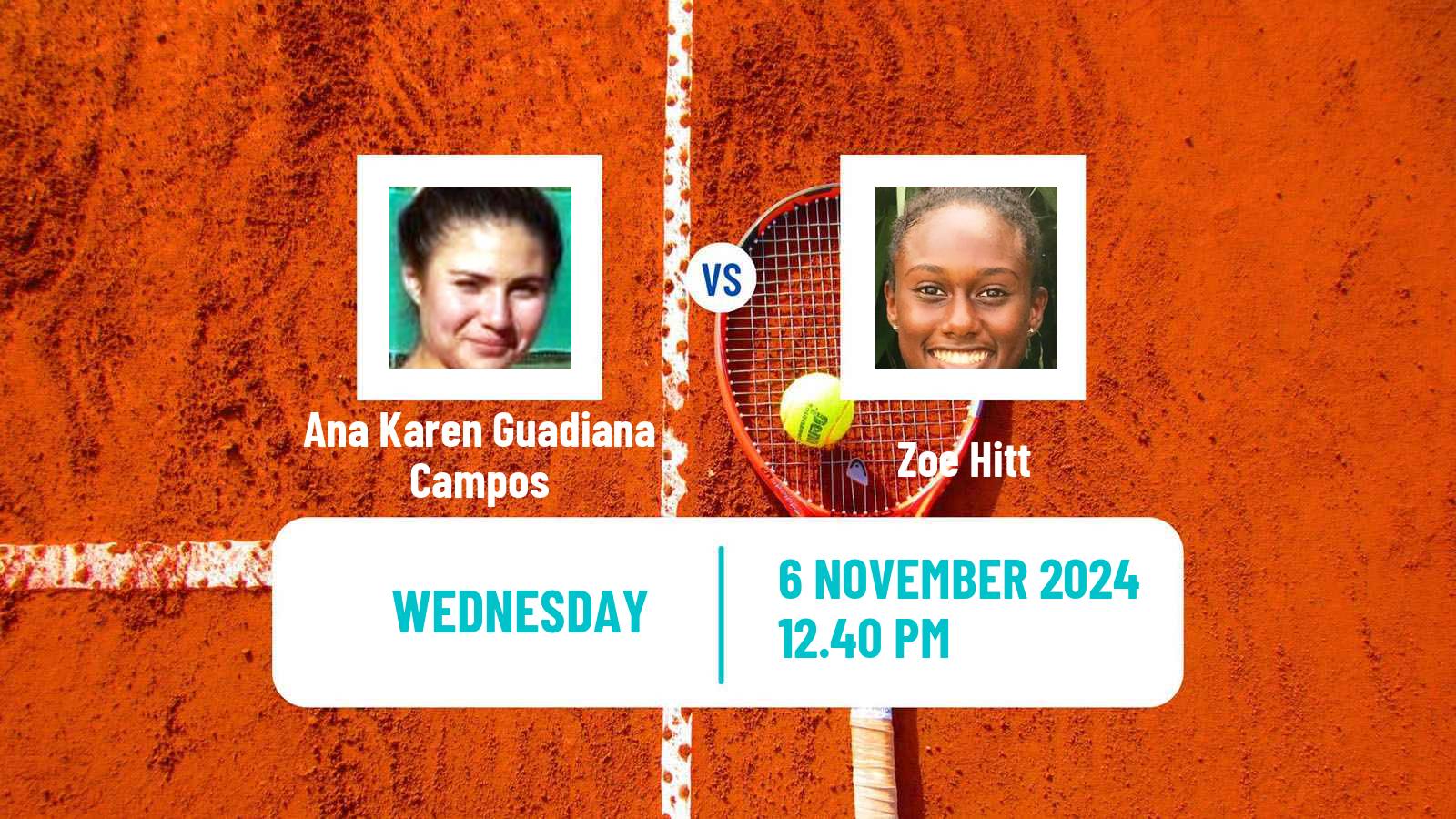 Tennis ITF W50 Veracruz Women Ana Karen Guadiana Campos - Zoe Hitt