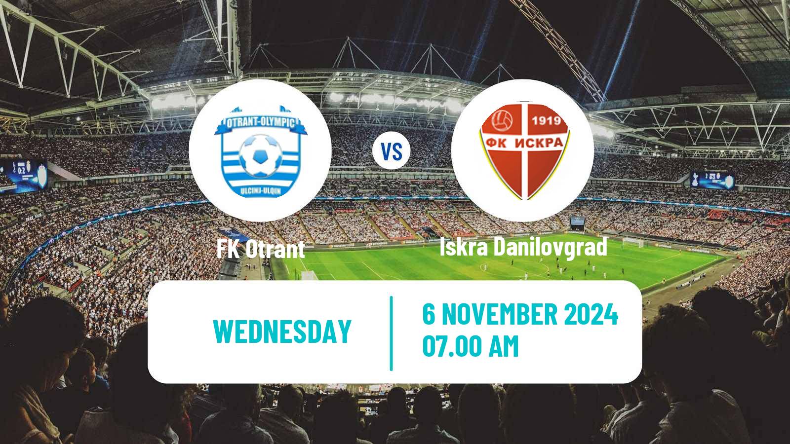 Soccer Montenegrin Cup Otrant - Iskra Danilovgrad