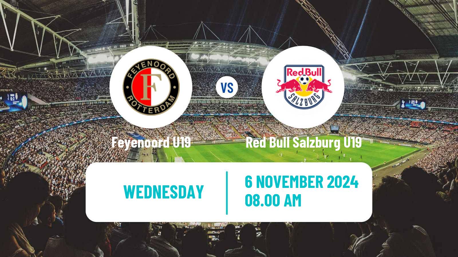 Football UEFA Youth League Feyenoord U19 - Red Bull Salzburg U19
