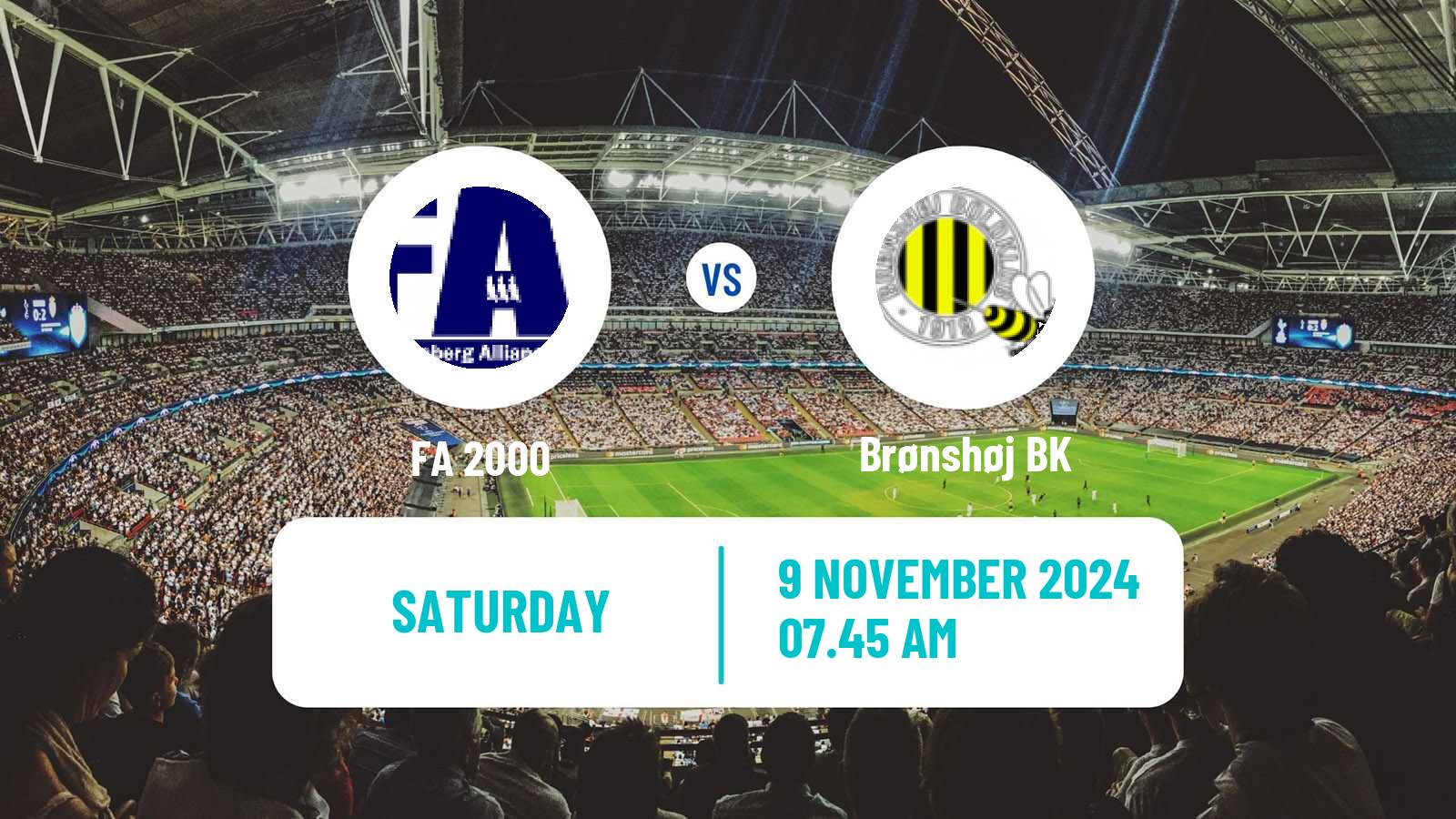 Soccer Danish 3 Division FA 2000 - Brønshøj BK