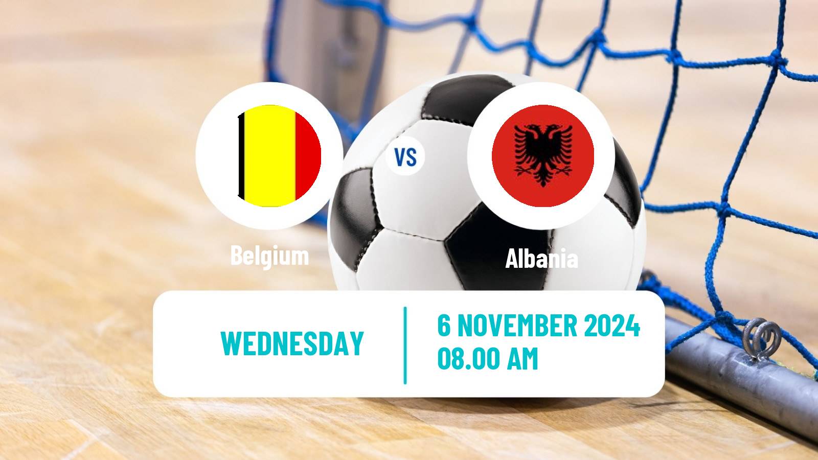 Futsal Friendly International Futsal Belgium - Albania