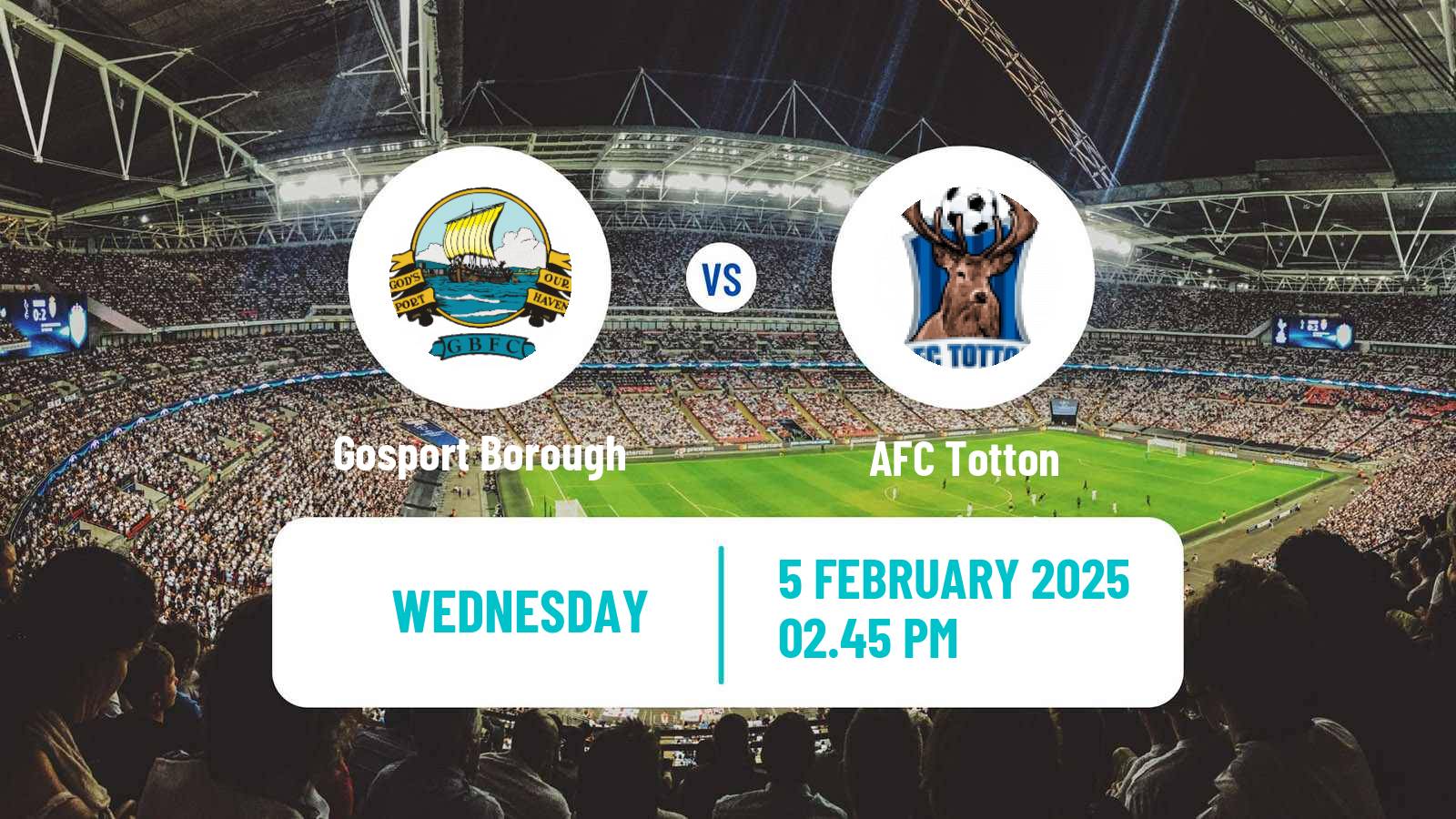 Soccer English Southern League South Division Gosport Borough - Totton