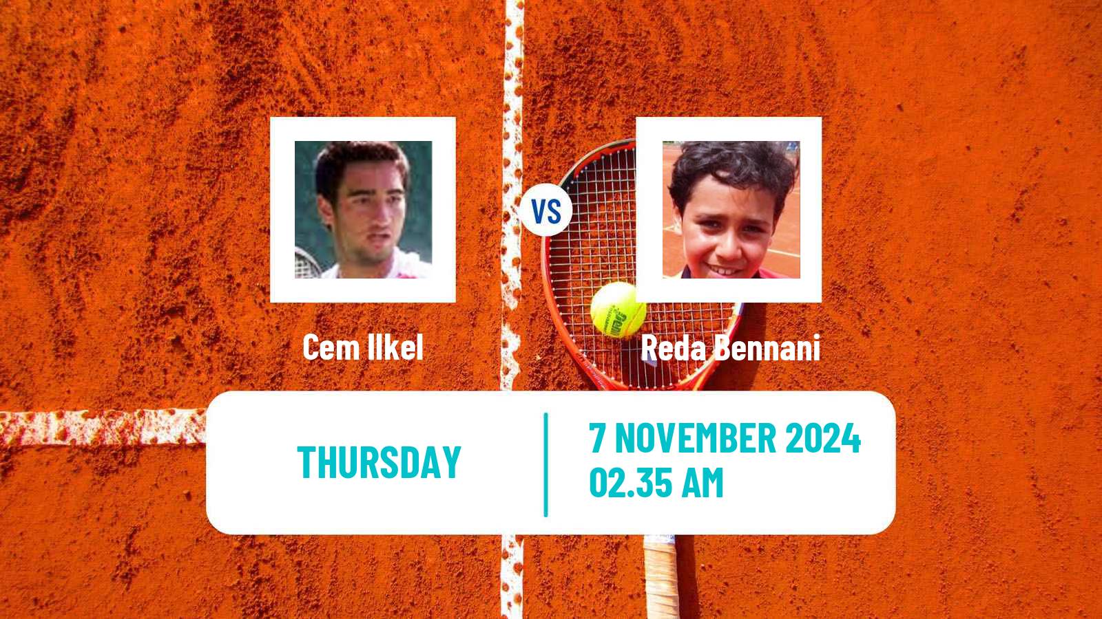 Tennis ITF M15 Antalya 16 Men Cem Ilkel - Reda Bennani