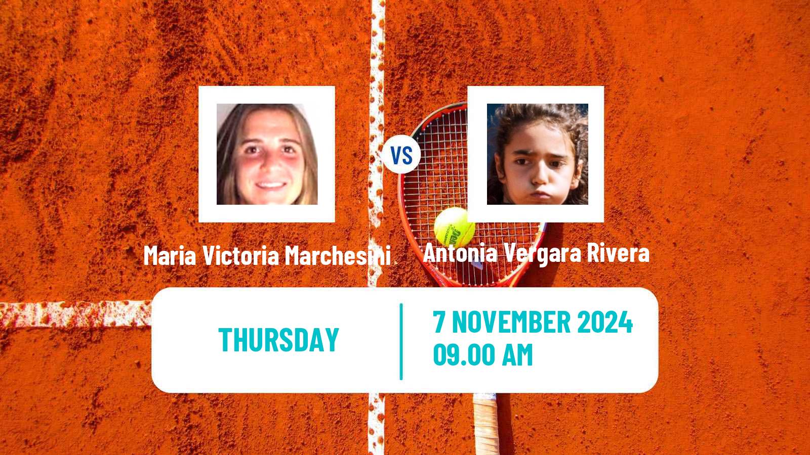 Tennis ITF W15 Asuncion Women Maria Victoria Marchesini - Antonia Vergara Rivera