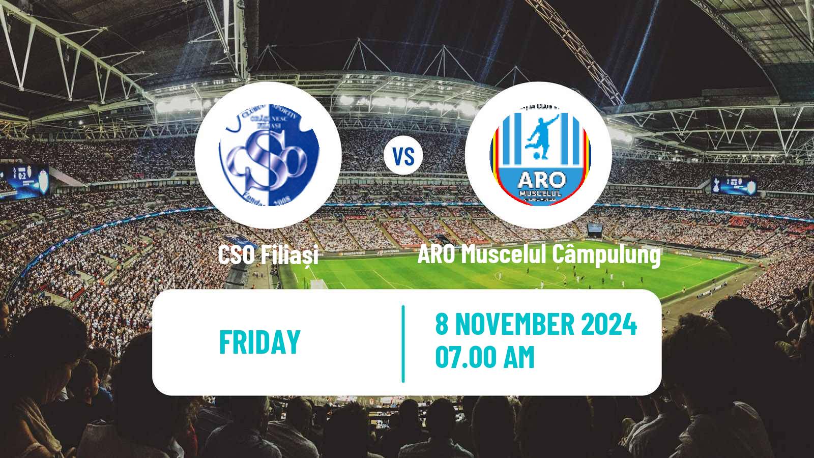 Football Romanian Liga 3 - Seria 8 Filiași - ARO Muscelul Câmpulung