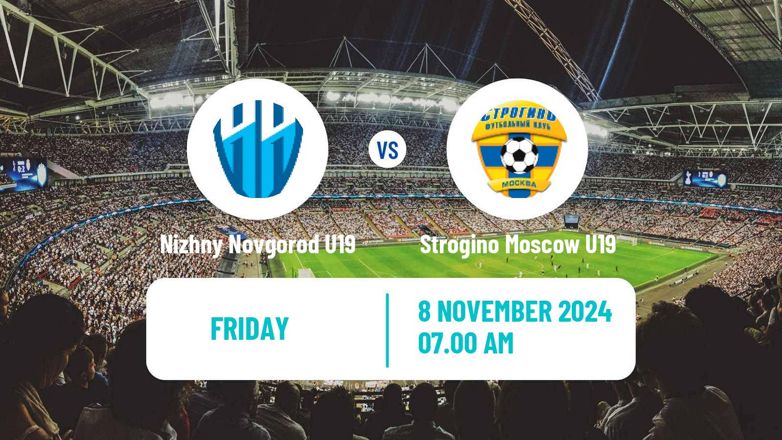 Football Russian Youth League Nizhny Novgorod U19 - Strogino Moscow U19