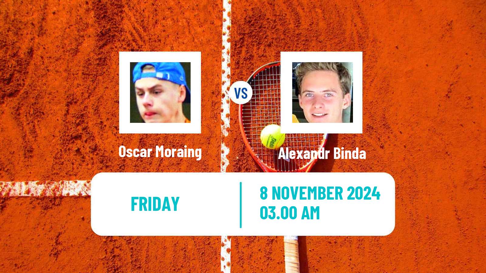 Tennis ITF M15 Sharm Elsheikh 15 Men Oscar Moraing - Alexandr Binda