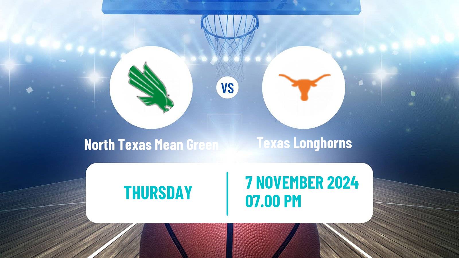 Basketball NCAA College Basketball Women North Texas Mean Green - Texas Southern Tigers