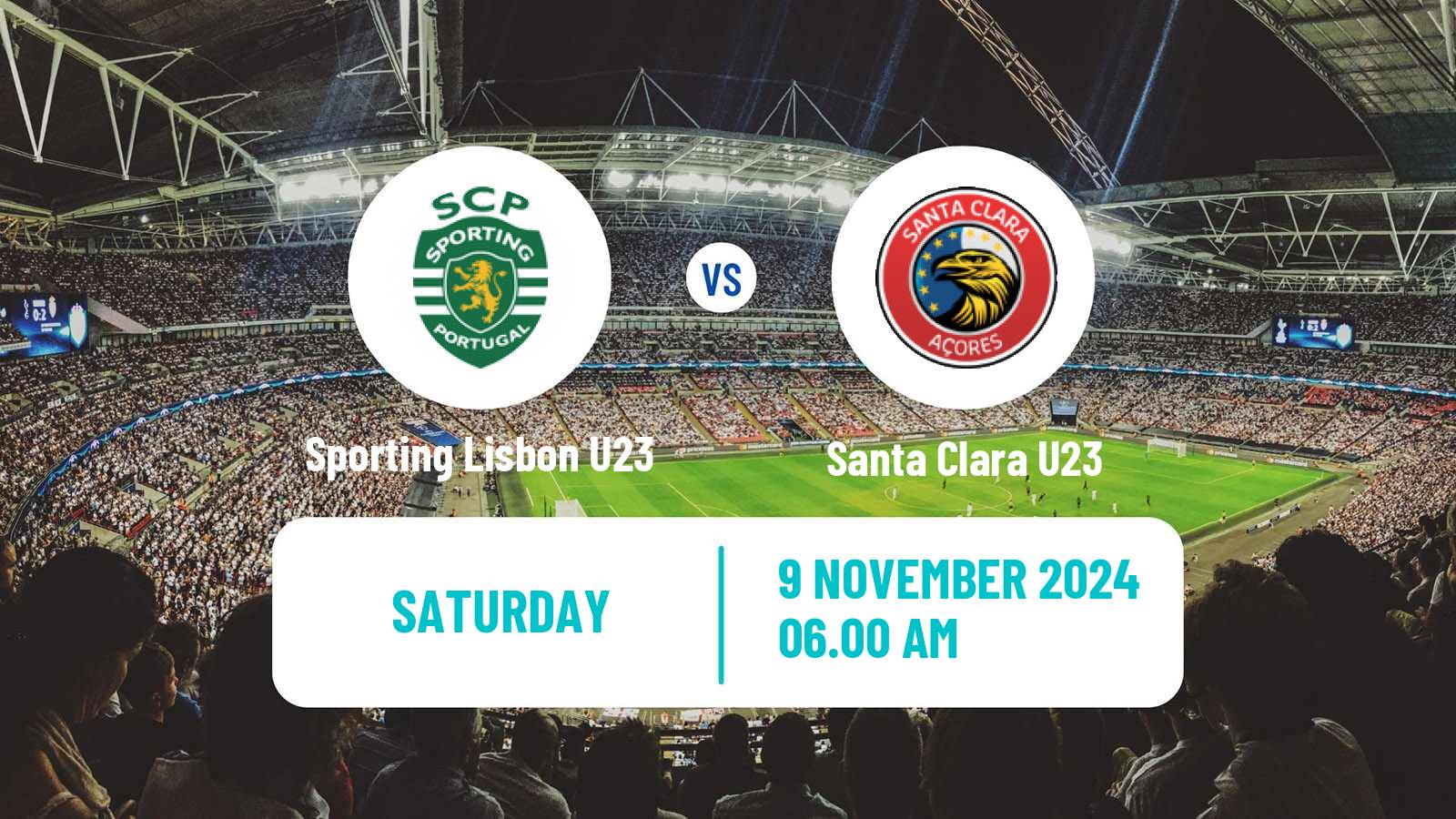 Football Portuguese Liga Revelacao U23 Sporting Lisbon U23 - Santa Clara U23