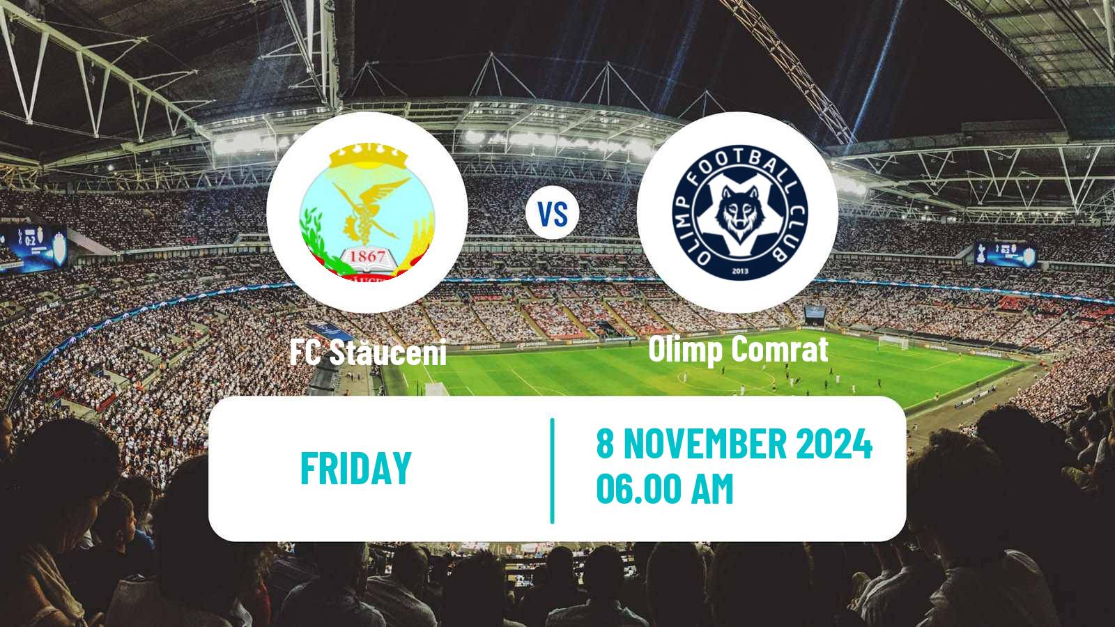 Football Moldovan Liga 1 Stăuceni - Olimp Comrat