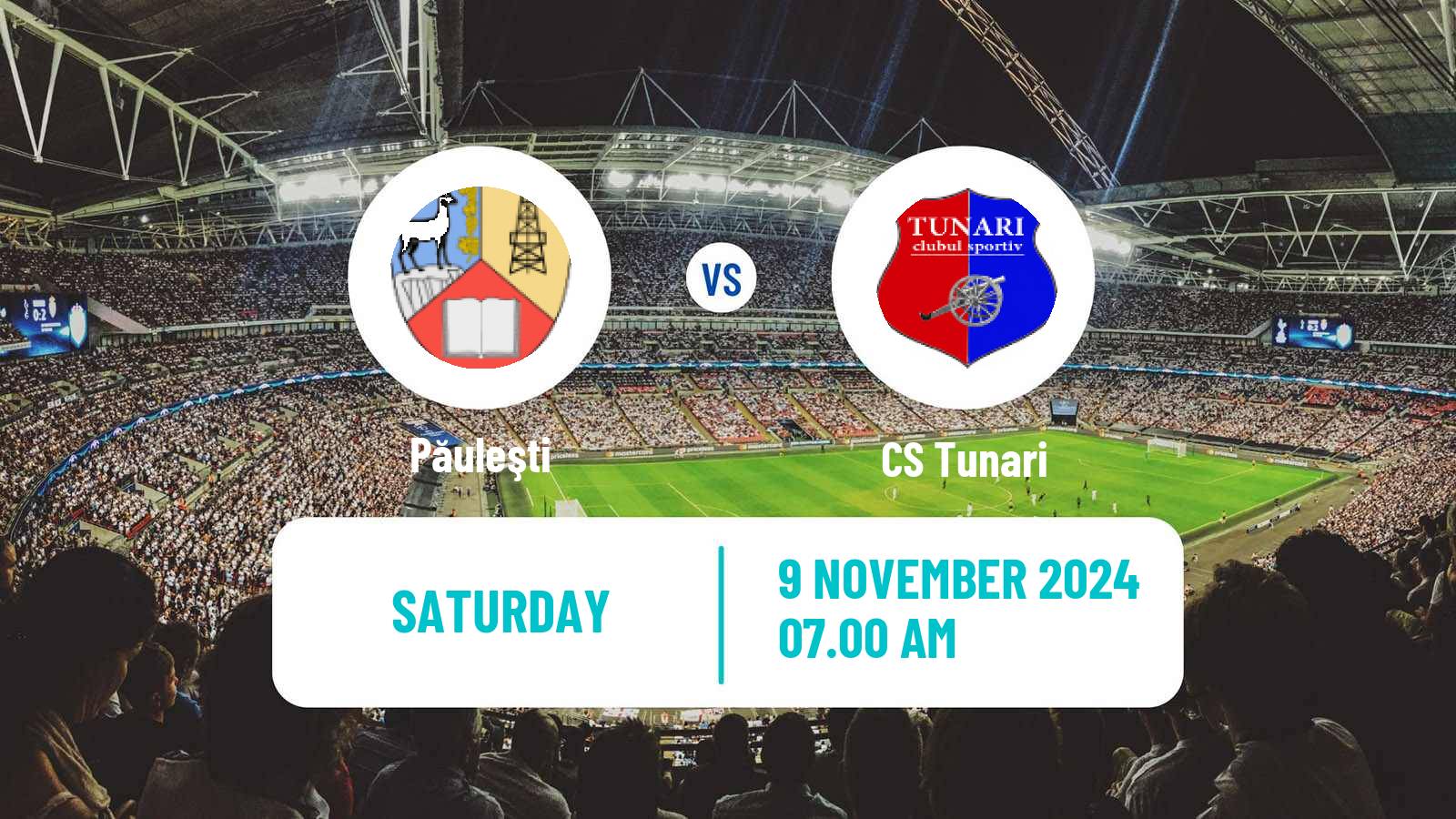 Soccer Romanian Liga 3 - Seria 5 Păuleşti - Tunari