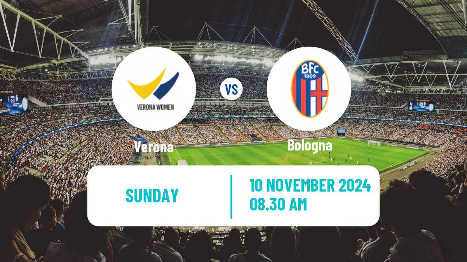 Soccer Italian Serie B Women Verona - Bologna